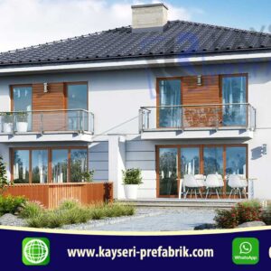250 mt2 Butik Dubleks Prefabrik Villa