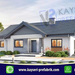 100 mt2 Butik Prefabrik Villa