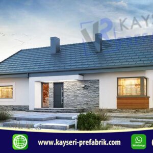 110 mt2 Butik Prefabrik Villa