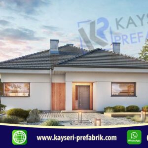 130 mt2 Butik Prefabrik Villa